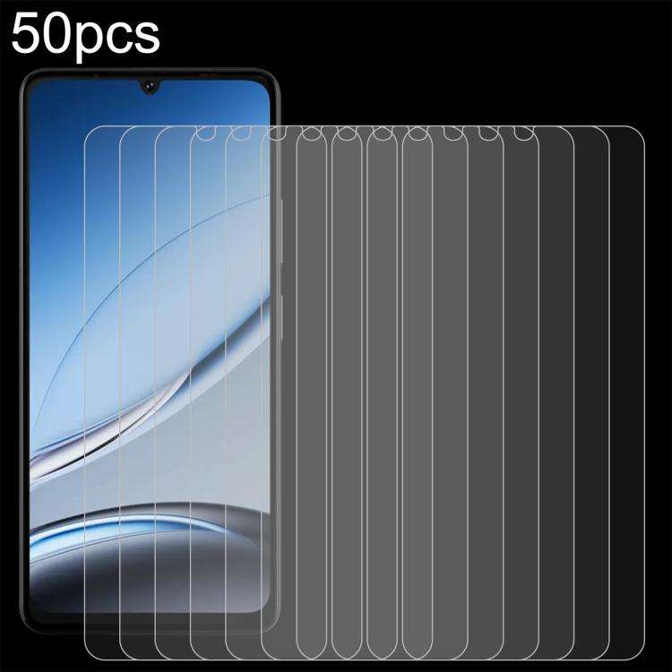 For DOOGEE Note 59 Pro / Note 59 50pcs 0.26mm 9H 2.5D Tempered Glass Film