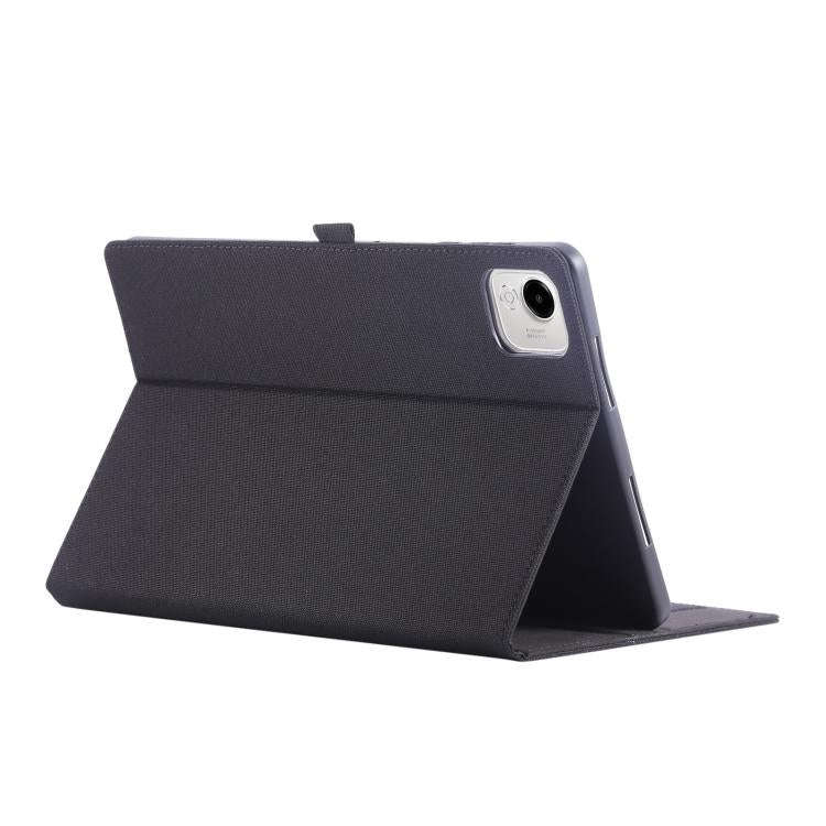For Honor Pad X9a Fabric Texture Horizontal Flip Leather Tablet Case(Black)