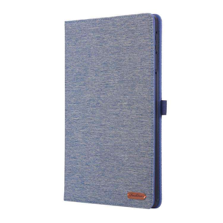 For Honor Pad V9 11.5 Fabric Texture Horizontal Flip Leather Tablet Case(Deep Blue)