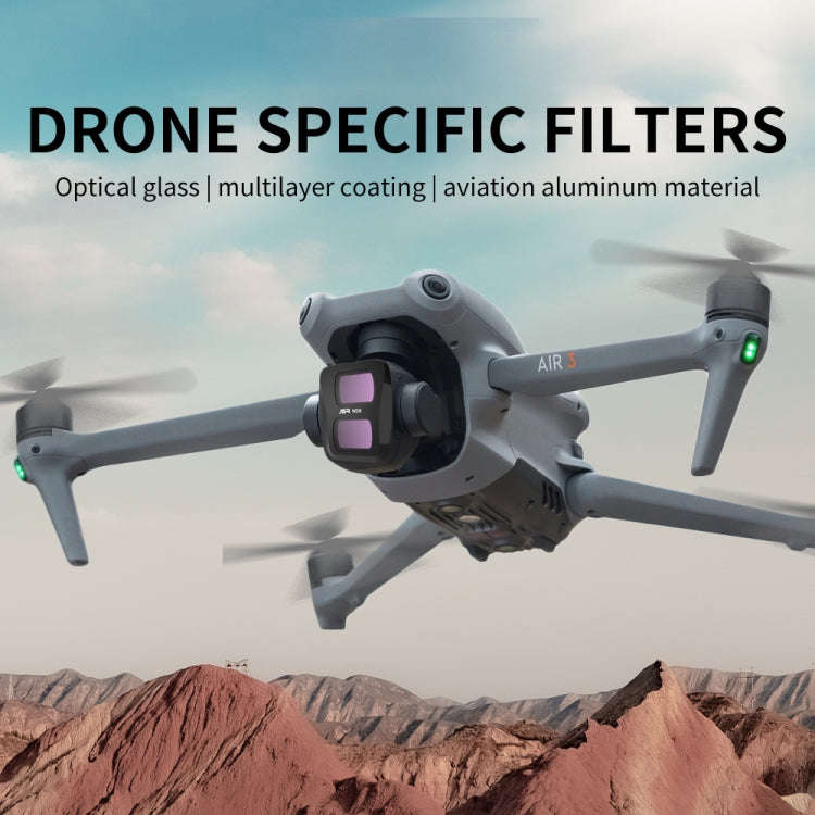 For DJI Air 3 JSR KB Series Drone Lens Filter, Filter:ND32