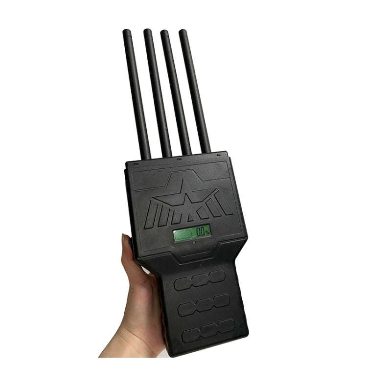 JAX-121P-4 30W Handheld Remote Control Signal Jammer(Black)
