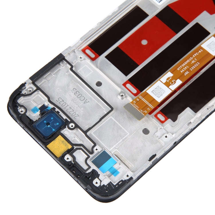 For OPPO A77 4G OEM LCD Screen Digitizer Full Assembly with Frame