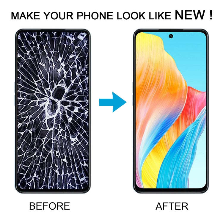 For OPPO A98 5G OEM LCD Screen Digitizer Full Assembly with Frame