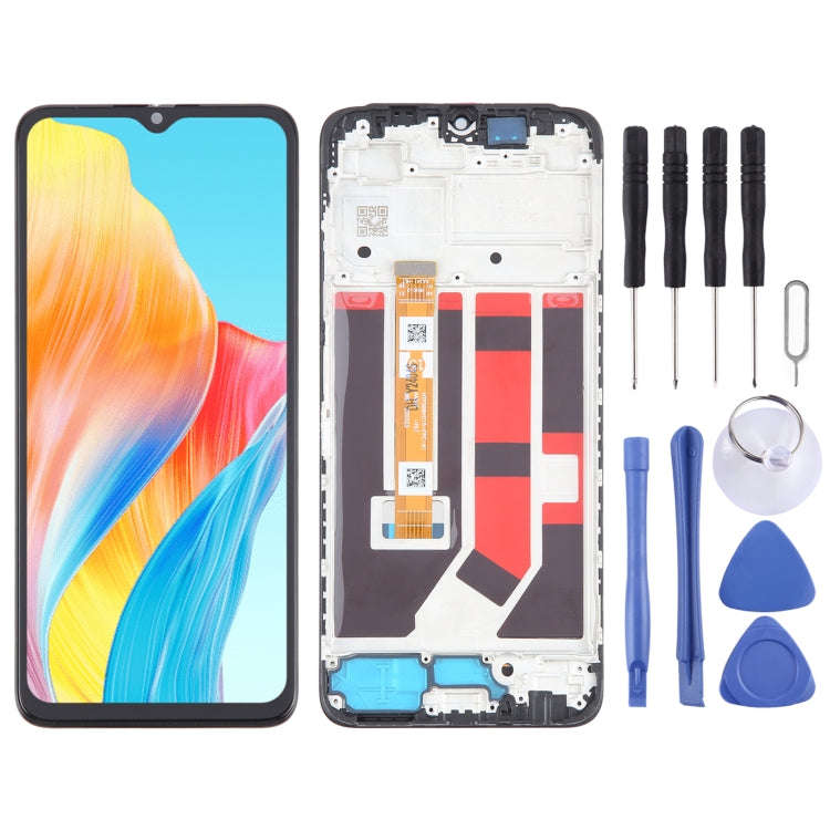 For OPPO A38 4G OEM LCD Screen Digitizer Full Assembly with Frame