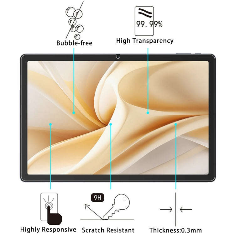 For Ulefone Tab A11 Pro 2pcs 9H 0.3mm Explosion-proof Tempered Glass Film