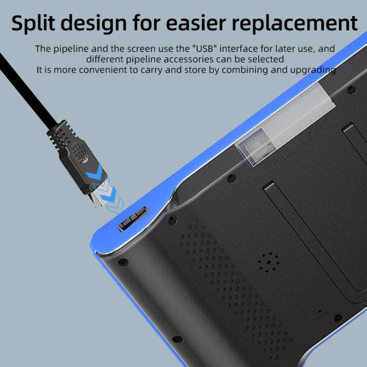 T23 7.9mm Dual Lenses 7 inch Screen Industrial Endoscope, Spec:1m Tube