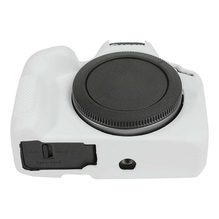 For Canon EOS R50 Soft Silicone Protective Case(White)