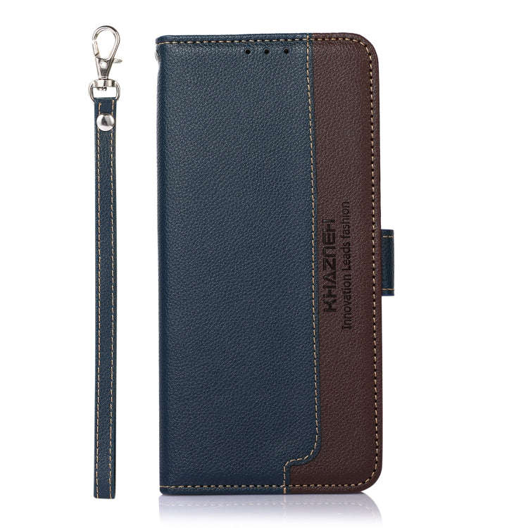 For Sony Xperia 5 VI KHAZNEH Litchi Texture Leather RFID Phone Case(Blue)