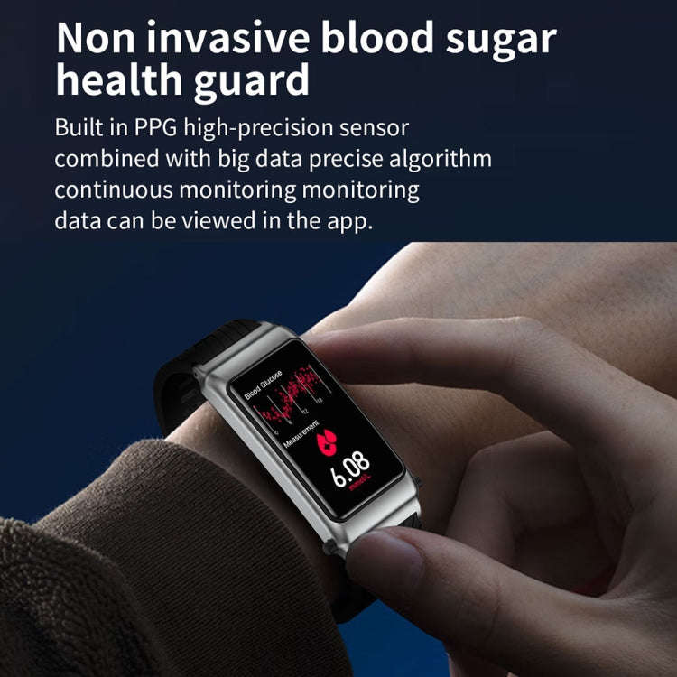 K80 1.57 inch Silicone Band IP67 Earphone Detachable Smart Watch Support Bluetooth Call(Silver)