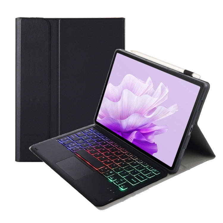 For Huawei MatePad 11.5 2023 AH17-AS Lambskin Texture Ultra-thin Detachable Backlight Bluetooth K...