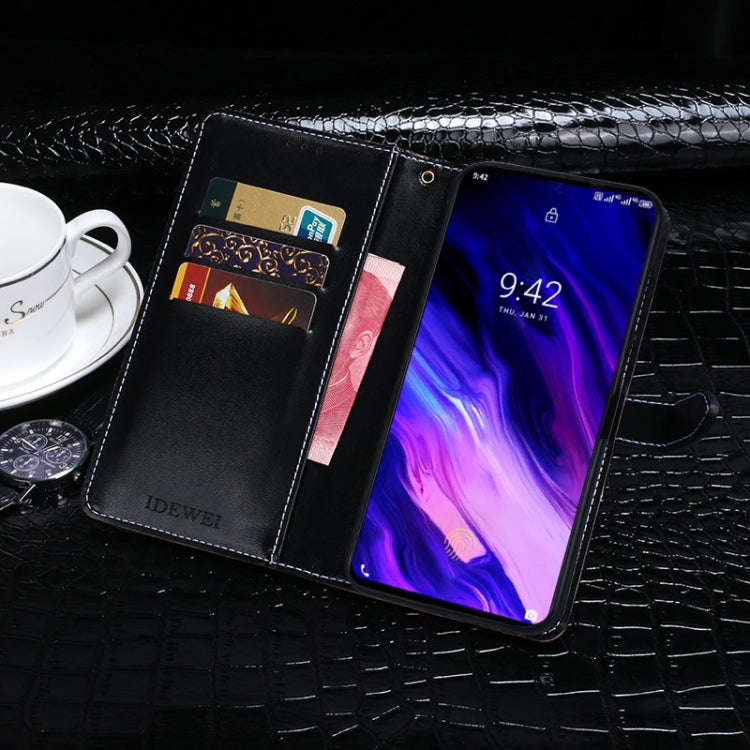 For Umidigi S5 Pro idewei Crocodile Texture Horizontal Flip Leather Case with Holder & Card Slots...