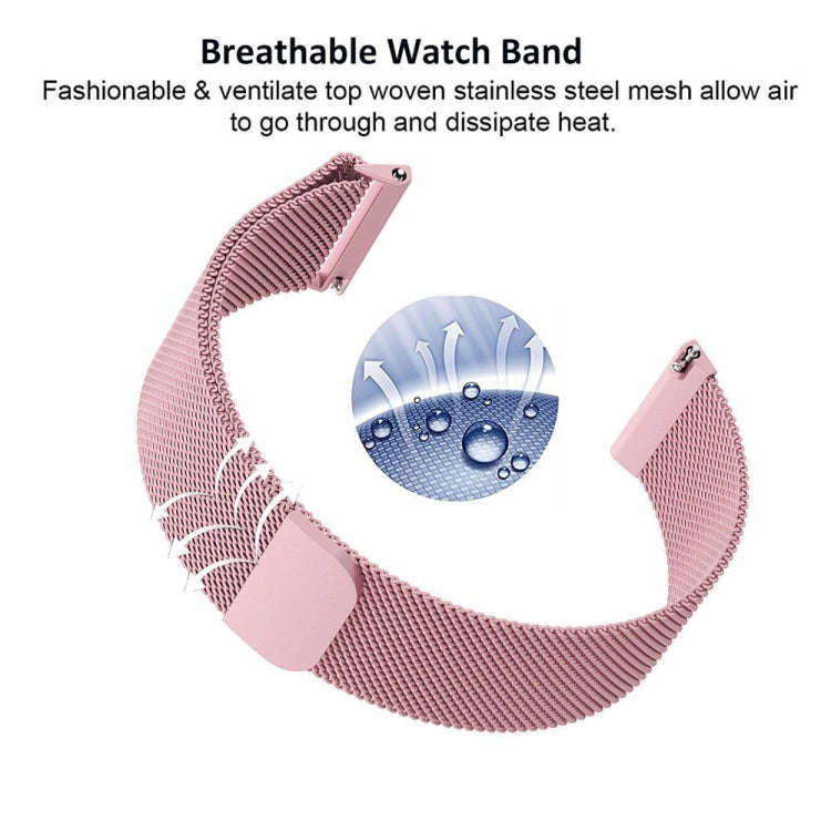 For Fitbit Versa 2 / Fitbit Versa / Fitbit Versa Lite Milanese Watch Band,, Large Size: 2.3x25.8c...