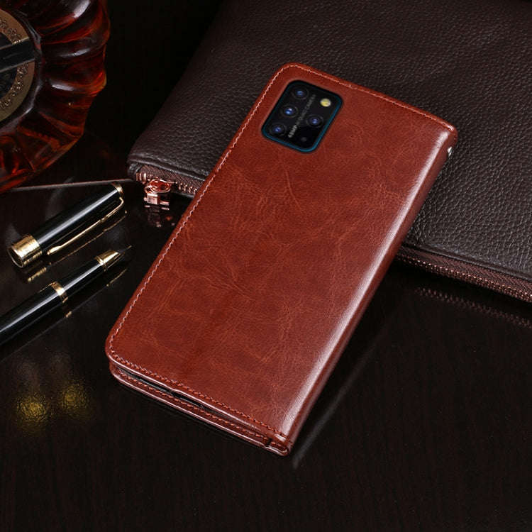 For UMIDIGI S5 Pro idewei Crazy Horse Texture Horizontal Flip Leather Case with Holder & Card Slo...