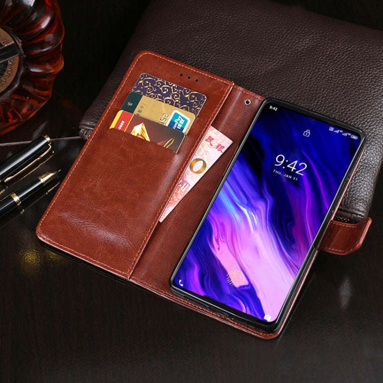 For UMIDIGI S5 Pro idewei Crazy Horse Texture Horizontal Flip Leather Case with Holder & Card Slo...