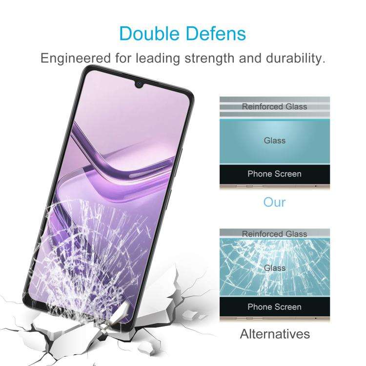 For DOOGEE Note 58 Pro 10pcs 0.26mm 9H 2.5D Tempered Glass Film