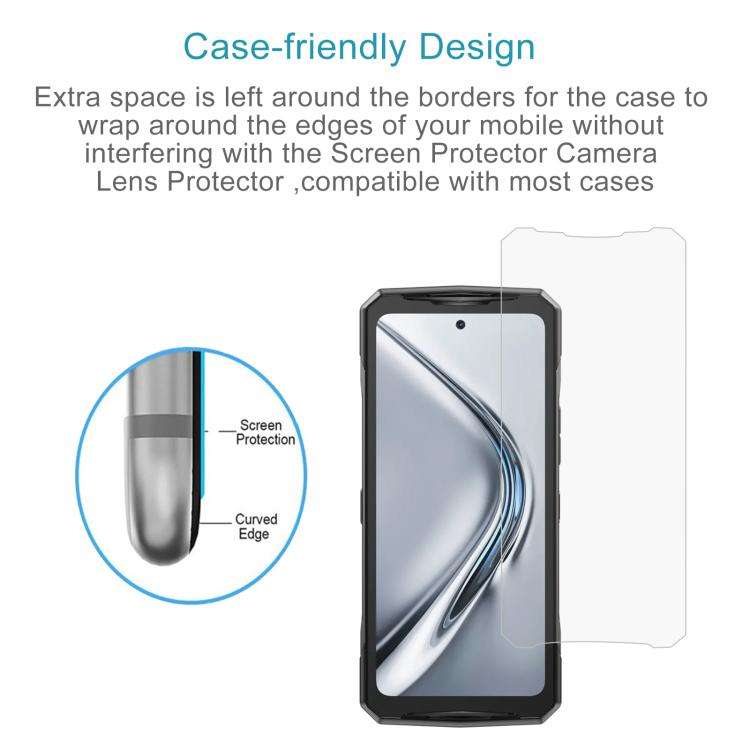 For DOOGEE N60 Pro 10pcs 0.26mm 9H 2.5D Tempered Glass Film