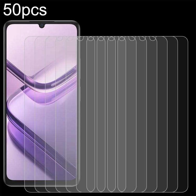 For DOOGEE Note 58 Pro 50pcs 0.26mm 9H 2.5D Tempered Glass Film
