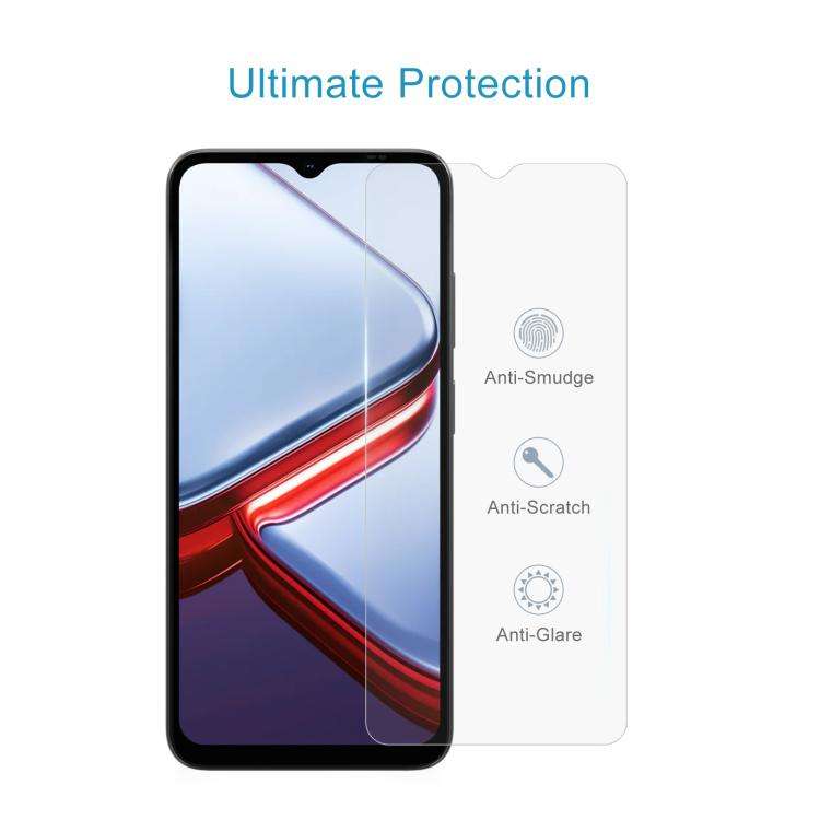 For DOOGEE Note 56X Pro 50pcs 0.26mm 9H 2.5D Tempered Glass Film