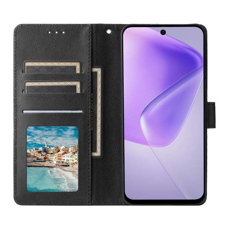 For Infinix Hot 40 / 40 Pro 3-Card Slots Multifunctional Leather Phone Case(Black)