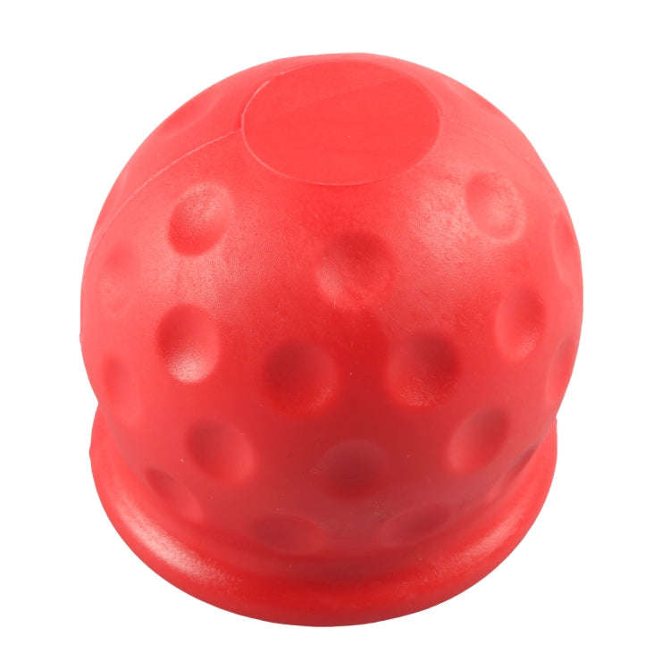 Universal 50mm Automatic Tow Bar Ball Cap Trailer Soft Rubber Protective Cap(Red)
