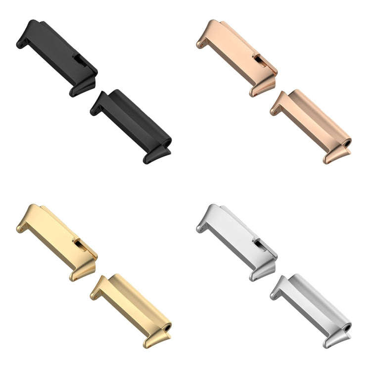 For Redmi Watch 3 Lite / Watch 3 Active 1 Pair Metal Watch Band Connector(Black)