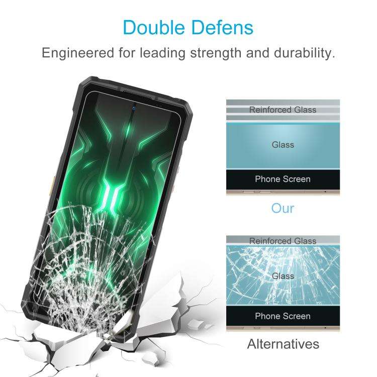 For Ulefone Armor 33 Pro 50pcs 0.26mm 9H 2.5D Tempered Glass Film