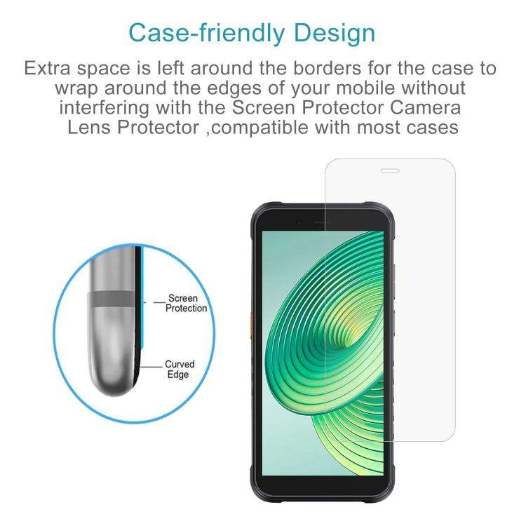 For Ulefone RugKing 2 Pro 50pcs 0.26mm 9H 2.5D Tempered Glass Film