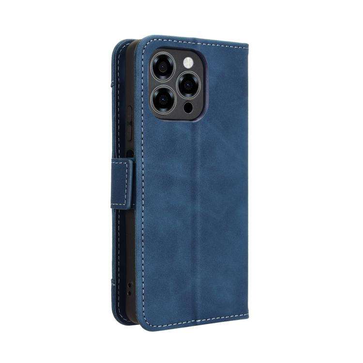 For Doogee Note 58 / Note 58 Pro Skin Feel Calf Texture Card Slots Leather Phone Case(Blue)