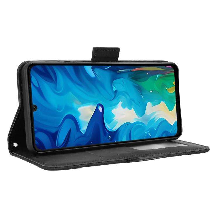 For Doogee Note 59 / Note 59 Pro Skin Feel Calf Texture Card Slots Leather Phone Case(Black)