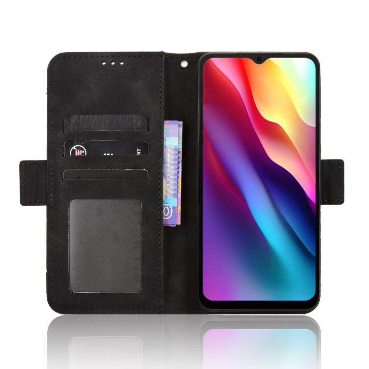 For Doogee Note 56 / Note 56 Pro Skin Feel Calf Texture Card Slots Leather Phone Case(Black)