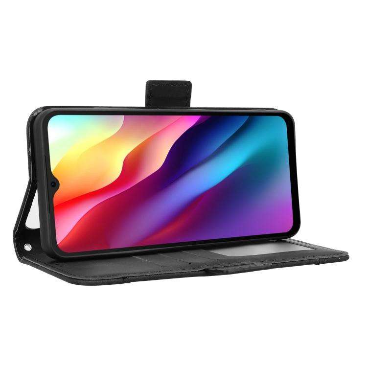 For Doogee Note 56 / Note 56 Pro Skin Feel Calf Texture Card Slots Leather Phone Case(Black)