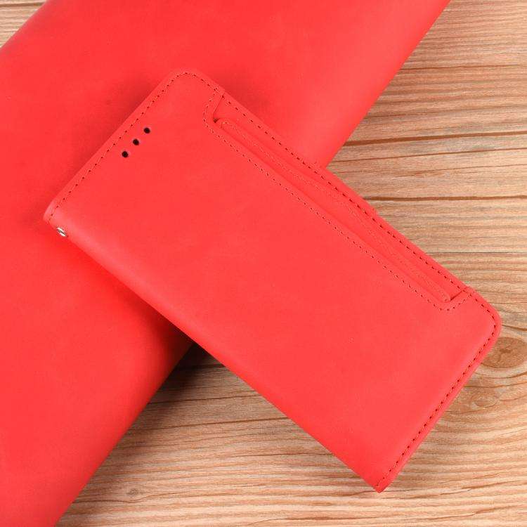 For Doogee Note 56 / Note 56 Pro Skin Feel Calf Texture Card Slots Leather Phone Case(Red)