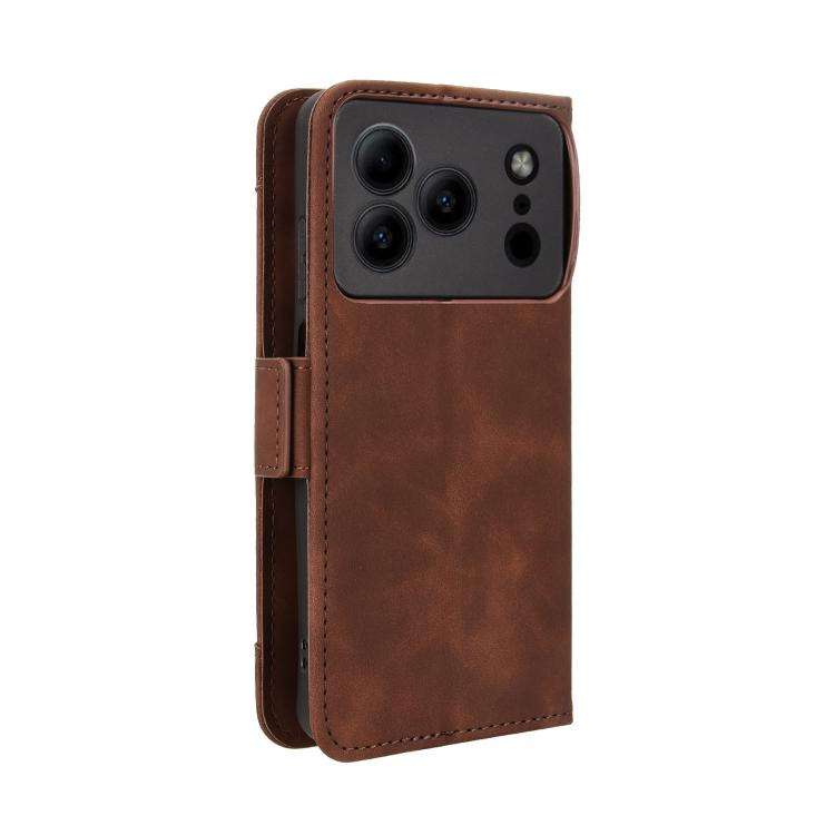 For Doogee Note 56 / Note 56 Pro Skin Feel Calf Texture Card Slots Leather Phone Case(Brown)