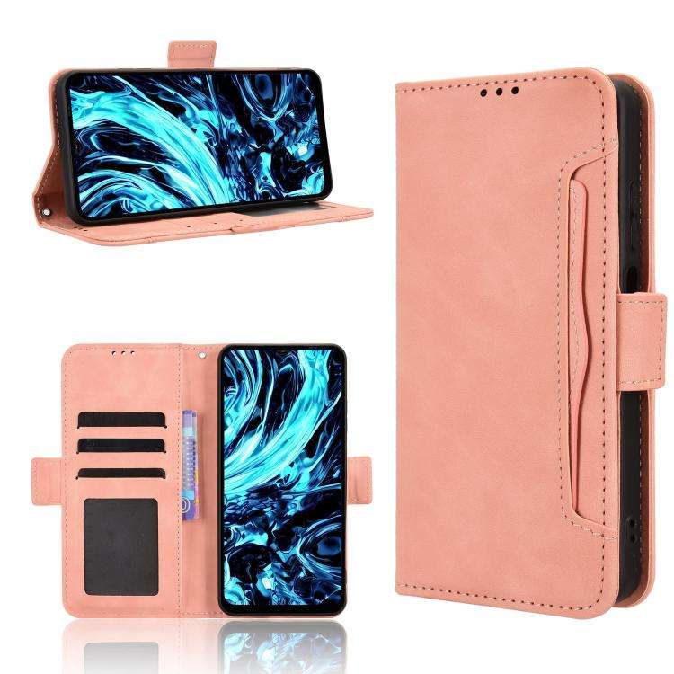 For Doogee Note 56X / Note 56X Pro Skin Feel Calf Texture Card Slots Leather Phone Case(Pink)