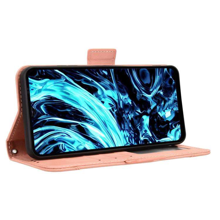For Doogee Note 56X / Note 56X Pro Skin Feel Calf Texture Card Slots Leather Phone Case(Pink)
