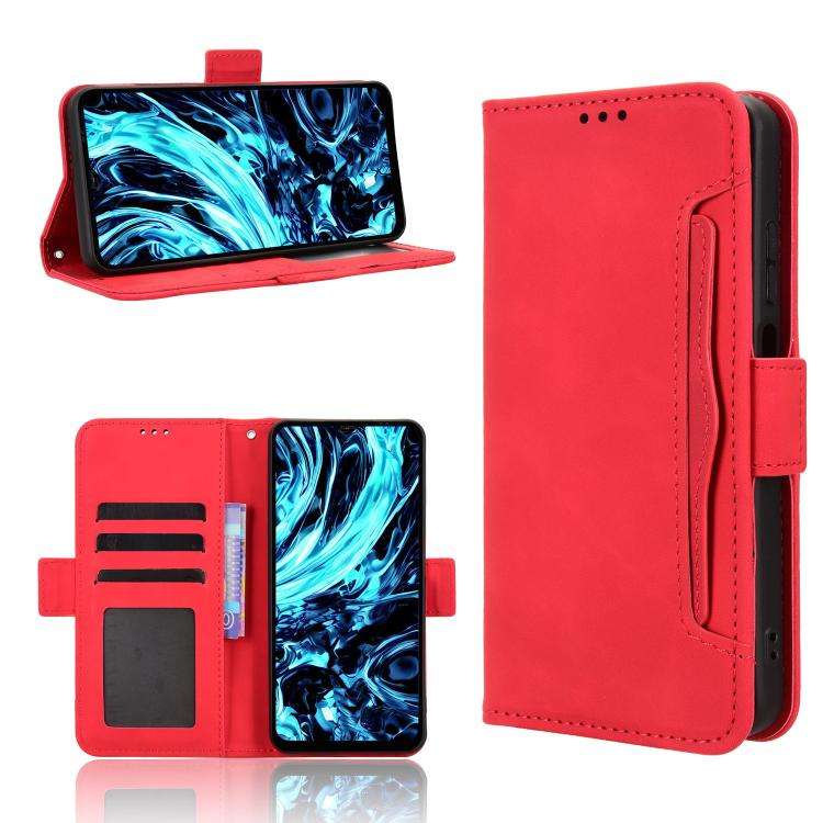 For Doogee Note 56X / Note 56X Pro Skin Feel Calf Texture Card Slots Leather Phone Case(Red)