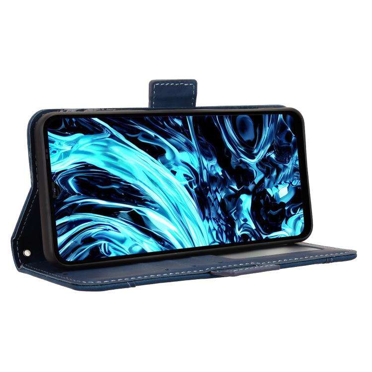 For Doogee Note 56X / Note 56X Pro Skin Feel Calf Texture Card Slots Leather Phone Case(Blue)
