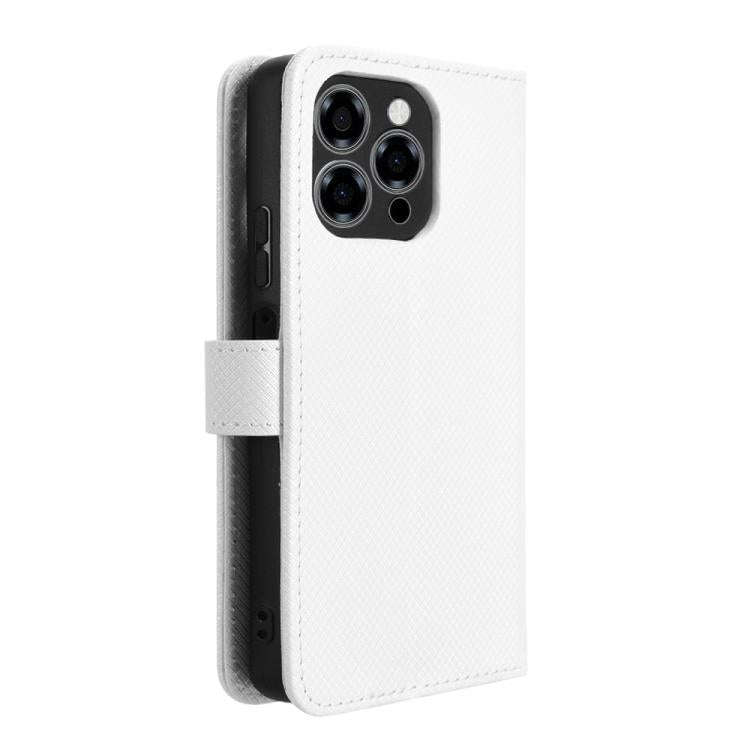 For Doogee Note 58 / Note 58 Pro Diamond Texture Leather Phone Case(White)