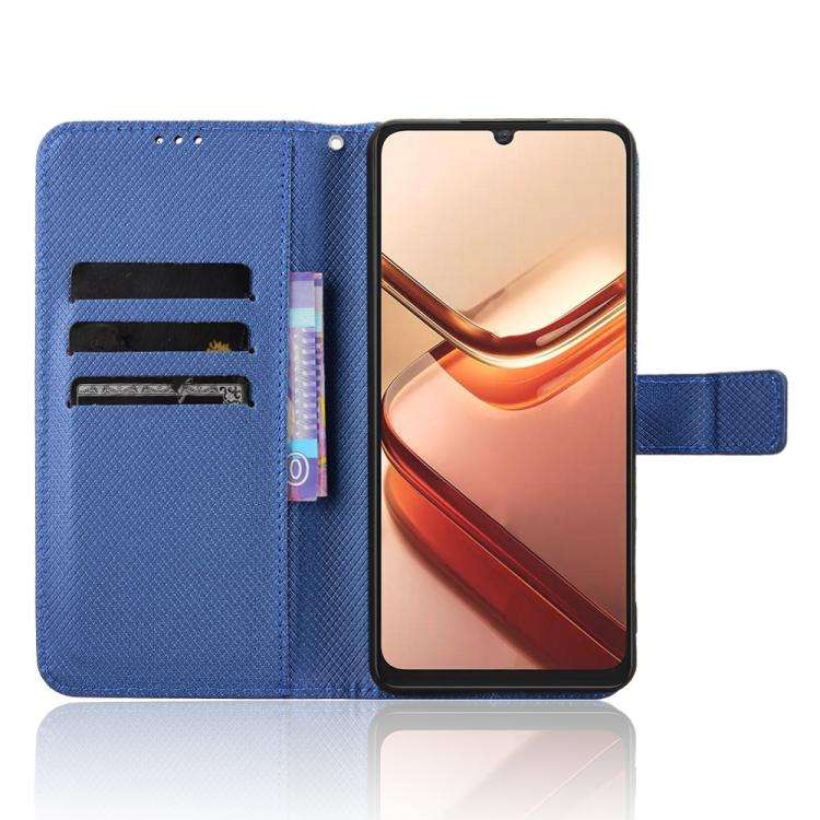 For Doogee Note 58 / Note 58 Pro Diamond Texture Leather Phone Case(Blue)