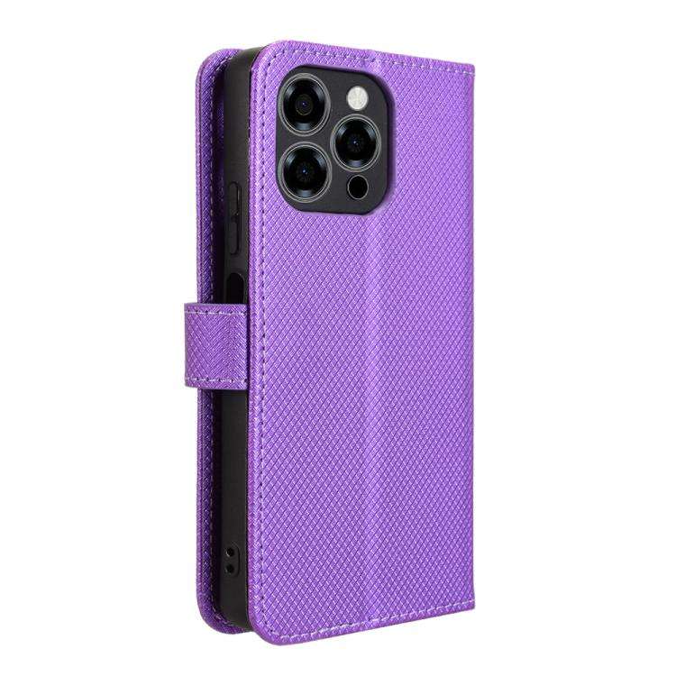 For Doogee Note 58 / Note 58 Pro Diamond Texture Leather Phone Case(Purple)