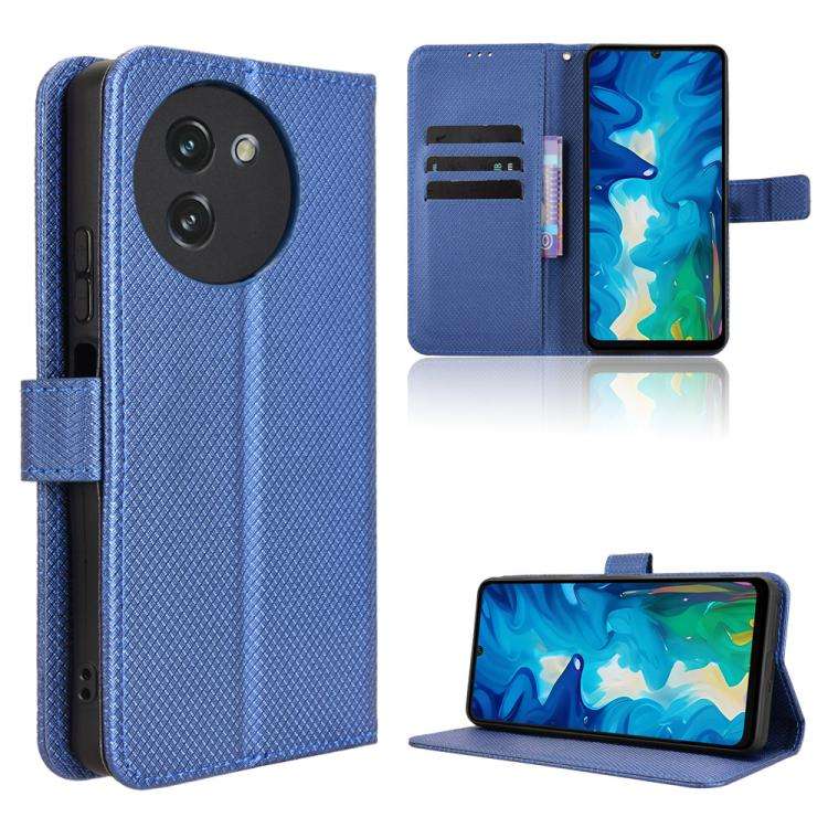 For Doogee Note 59 / Note 59 Pro Diamond Texture Leather Phone Case(Blue)
