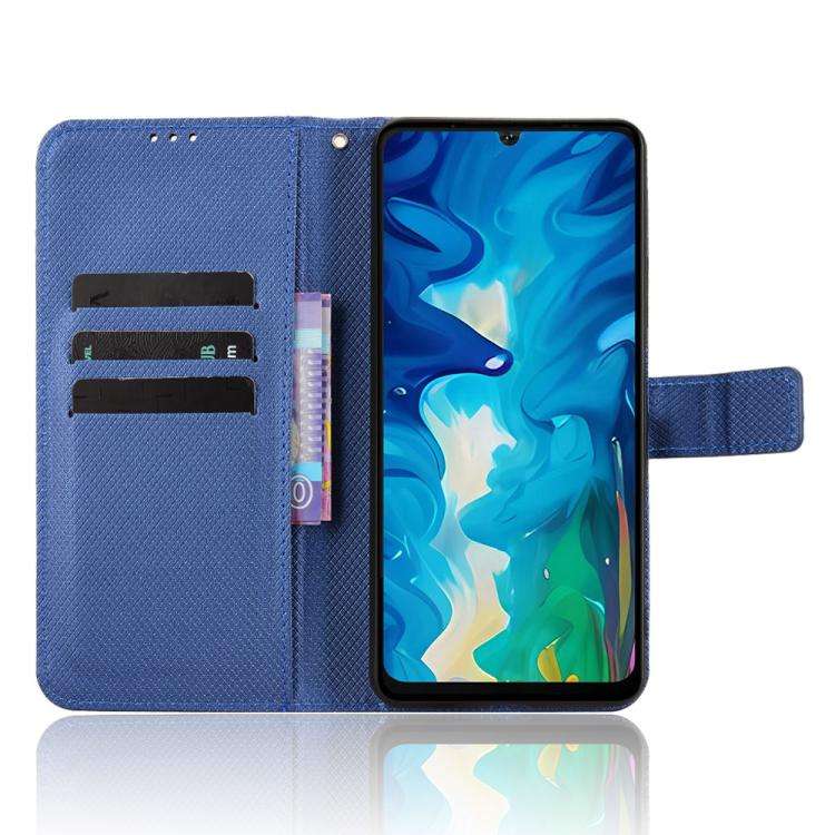 For Doogee Note 59 / Note 59 Pro Diamond Texture Leather Phone Case(Blue)