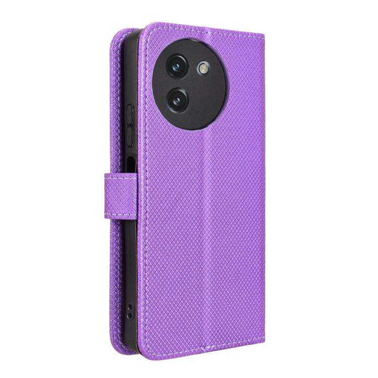 For Doogee Note 59 / Note 59 Pro Diamond Texture Leather Phone Case(Purple)