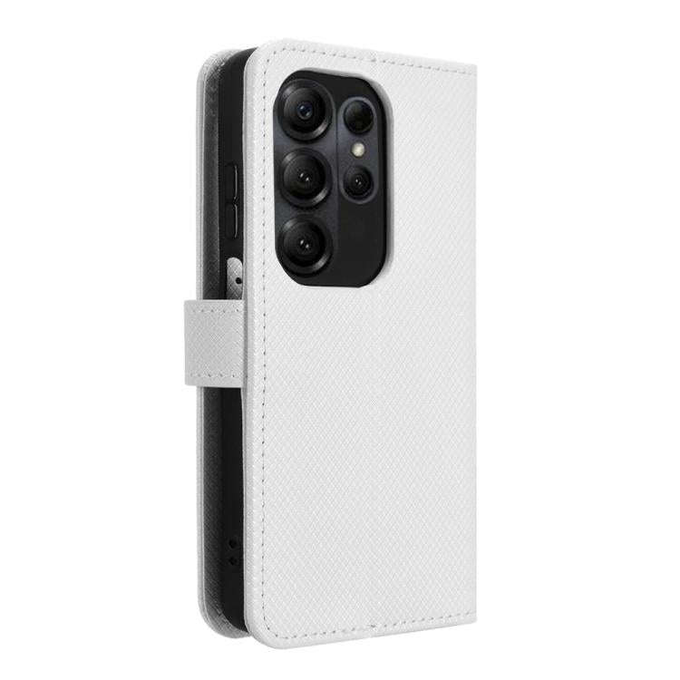 For Doogee Note 56X / Note 56X Pro Diamond Texture Leather Phone Case(White)