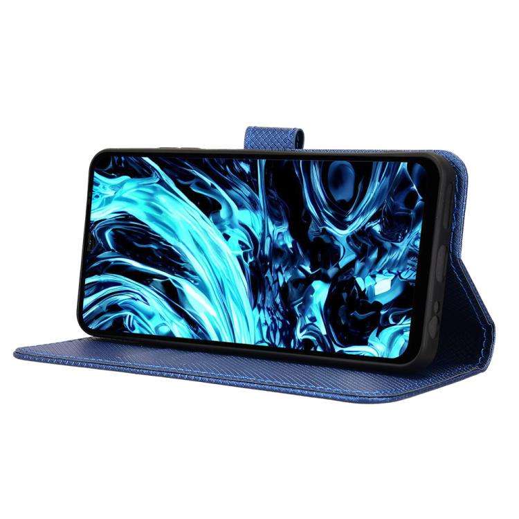 For Doogee Note 56X / Note 56X Pro Diamond Texture Leather Phone Case(Blue)