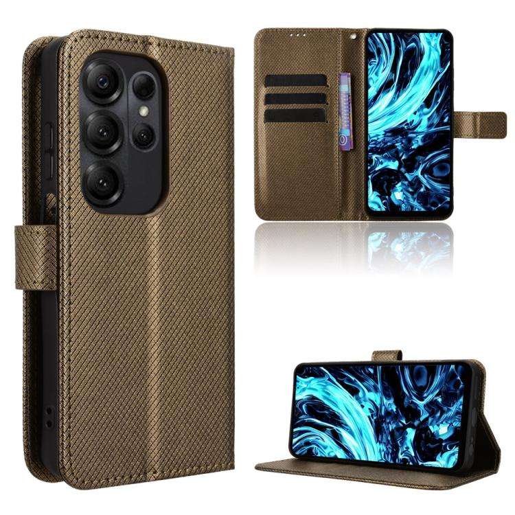 For Doogee Note 56X / Note 56X Pro Diamond Texture Leather Phone Case(Brown)