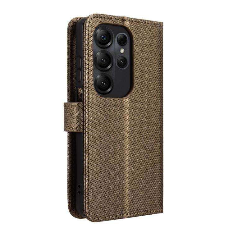 For Doogee Note 56X / Note 56X Pro Diamond Texture Leather Phone Case(Brown)