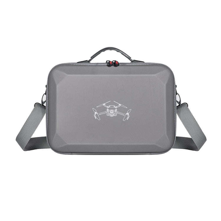 For DJI Mini 4 Pro / RC with Screen Standard STARTRC Shoulder Storage Bag PU Handbag(Grey)