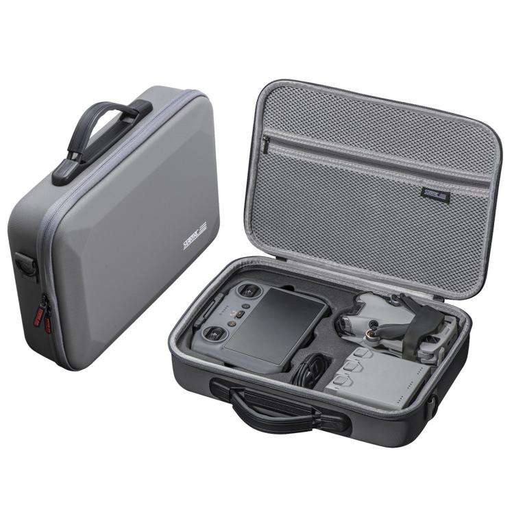 For DJI Mini 4 Pro / RC 2 with Screen STARTRC Shoulder Storage Bag PU Handbag(Grey)