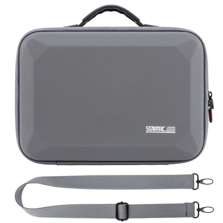 For DJI Mini 4 Pro / RC 2 with Screen STARTRC Shoulder Storage Bag PU Handbag(Grey)